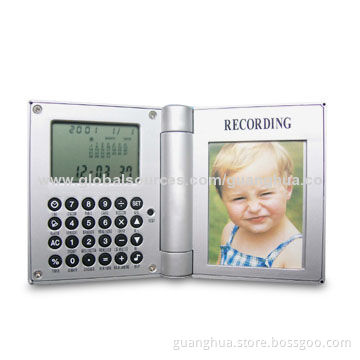 Photo Frame with Music, Voice and Alarm Functions